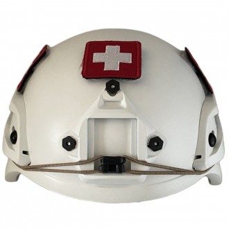 
 
 Кевларовые шлемы "ОБЕРІГ" модели F2 для медицинских служб и гражданских подр. . фото 4