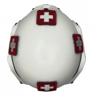 
 
 Кевларовые шлемы "ОБЕРІГ" модели F2 для медицинских служб и гражданских подр. . фото 7