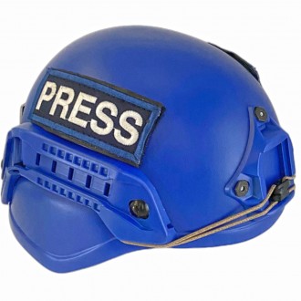 
 
 Кевларовые шлемы "ОБЕРІГ" модели F2 для военных журналистов и служб ГСЧС и д. . фото 2