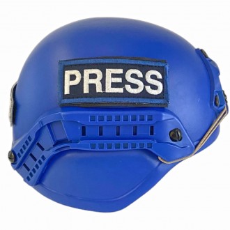 
 
 Кевларовые шлемы "ОБЕРІГ" модели F2 для военных журналистов и служб ГСЧС и д. . фото 5