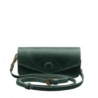 Шкіряна сумка-футляр для окулярів (міні-сумка) зелений Crazy Horse
Міні-сумка фу. . фото 8