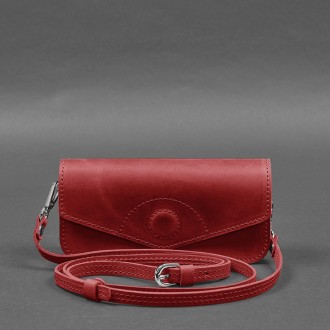 Шкіряна сумка-футляр для окулярів (міні-сумка) кораловий Crazy Horse
Міні-сумка . . фото 7
