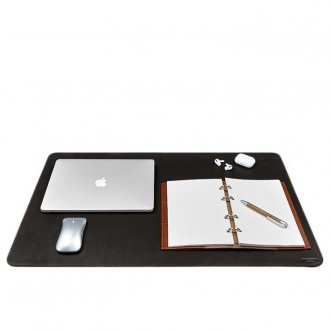 Килимок для робочого столу 2.0 темно-коричневий — двосторонній. Настільний аксес. . фото 7