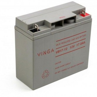 Акумуляторна батарея для ДБЖ VINGA U0211290 12 В 17 А·год — олив'яно-кислотна ба. . фото 3