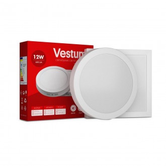 Квадратний світлодіодний накладний світильник Vestum12W 6000K 220V 1-VS-5406. Херсон. фото 1 Квадратний світлодіодний накладний світильник Vestum12W 6000K 220V 1-VS-5406. Херсон. фото 1