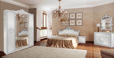 
Кровать с мягким изголовьем Milano
Спальня Milano – одна из самых популярных мо. . фото 2