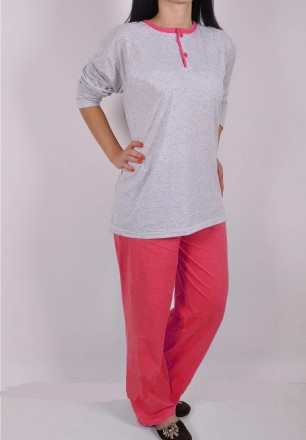 Женская пижама, производство Турция.
Для пошива использовалась мягкая и приятная. . фото 5