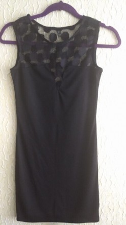 Черное платье с кружевом на худеньких девушек или подросткам р.С, Gloria Jeans .. . фото 3