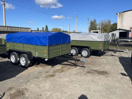 Двовісний причіп посилений кат.В, причіп 2500х1500х500. Самбор. фото 1 Двовісний причіп посилений кат.В, причіп 2500х1500х500. Самбор. фото 1