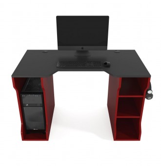 Стол геймерский (игровой) "TRON-4"!
функциональный, удобный геймерский стол с вм. . фото 4