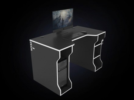 Стол геймерский (игровой) "TRON-4"!
функциональный, удобный геймерский стол с вм. . фото 5