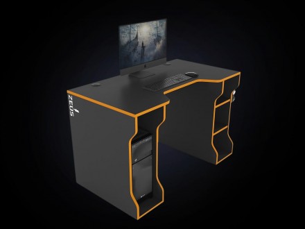 Стол геймерский (игровой) "TRON-4"!
функциональный, удобный геймерский стол с вм. . фото 6