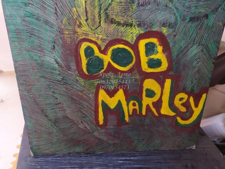 картина 4.20 c надписью Bob Marley 000043276. . фото 5