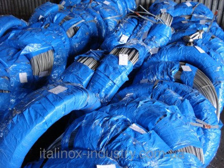Компанія ТОВ «Італінокс Індустрі» пропонує неіржавкий дріт:
	Товщиною від 0,14 м. . фото 4