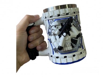 Яркая фигурная чашка по тематике «Star Wars» — это замечательный подарок для люб. . фото 6