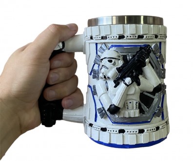 Яркая фигурная чашка по тематике «Star Wars» — это замечательный подарок для люб. . фото 3