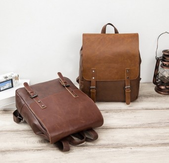 
Винтажный мужской рюкзак эко кожа
Характеристики:
Материал: Плотная и высококач. . фото 2