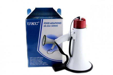 Описание Громкоговорителя UKC Megaphone ER 55 12v
Громкоговоритель UKC Megaphone. . фото 4