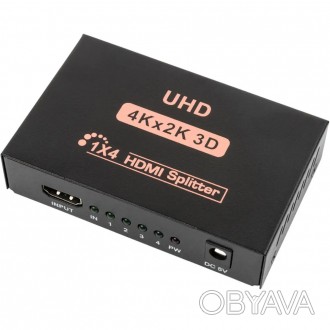  Сплиттер позволяет продублировать изображение и звук от любого источника HDMI с. . фото 1