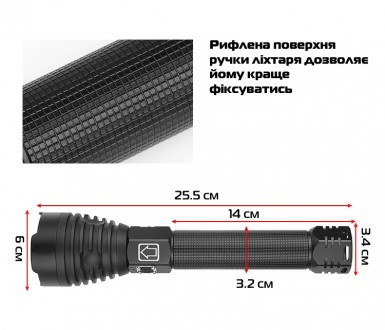 
 Корпус фонарика BL-601-P90 выполнен из анодированного алюминия (благодаря чему. . фото 10