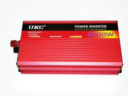 Преобразователь авто инвертор UKC 24V-220V AR 3000W c функцией плавного пуска
Пр. . фото 2