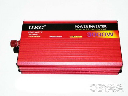 Преобразователь авто инвертор UKC 24V-220V AR 3000W c функцией плавного пуска
Пр. . фото 1