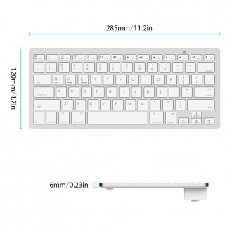 Беспроводная клавиатура keyboard bluetooth BK3001 X5
Стильная и компактная беспр. . фото 4