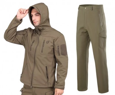 Комплект (тактическая куртка Eagle Soft Shell JA-01-0 и тактические штаны Eagle . Днепр. фото 1 Комплект (тактическая куртка Eagle Soft Shell JA-01-0 и тактические штаны Eagle . Днепр. фото 1