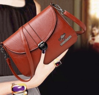 Женская мини сумочка клатч на плечо Кенгуру, сумка для девушек эко кожа
Характер. . фото 2