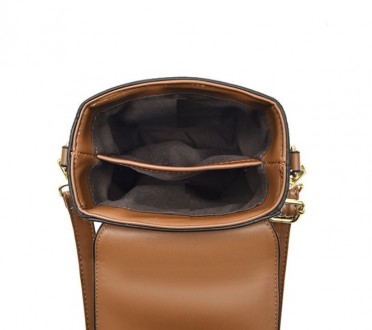 Женская маленькая сумочка бочонок на плечо, мини сумка на замочке
Характеристики. . фото 3
