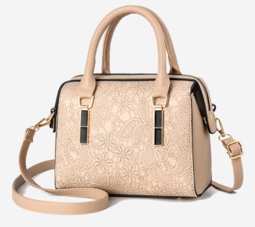 Женская сумка с тиснением цветами, мини сумочка бочонок с цветочками
Характерист. . фото 8