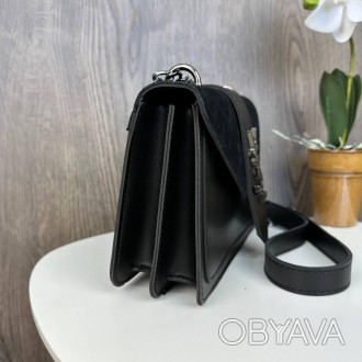 Женская замшевая мини сумочка клатч в стиле Yves Saint Laurent, маленькая сумка . . фото 1