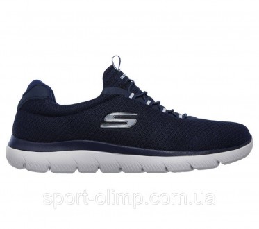 Кросівки чоловічі повсякденні Skechers Summits Синій 42 (52811 NVY). Шостка. фото 1 Кросівки чоловічі повсякденні Skechers Summits Синій 42 (52811 NVY). Шостка. фото 1
