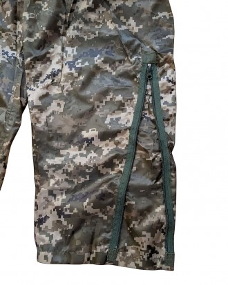 Костюм водостойкий армейский с капюшоном цвет пиксель размерный ряд 48—54 курточ. . фото 7