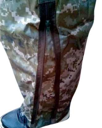 Костюм водостойкий армейский с капюшоном цвет пиксель размерный ряд 48—54 курточ. . фото 5