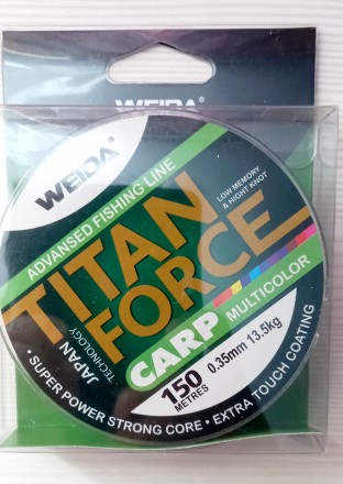 Цена-50грн.
Леска карповая Weida Titan Force Carp Multicolor - профессиона. . фото 4