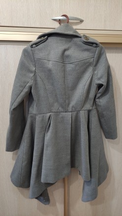 Пальто нове дівчаче демисезонне (підліткове): плечі 32 см, рукав 54 см, довжина . . фото 7