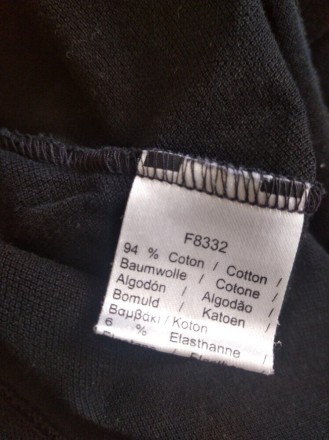 Женская черная футболка с воротником,поло ,р.38, Lacoste .
ПОГ 43 см.
Ширина п. . фото 5