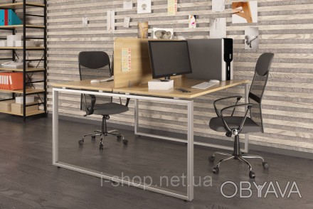 Описание двойного стола Q-140 Loft Design
Письменный стол Q-140 - рабочее место . . фото 1