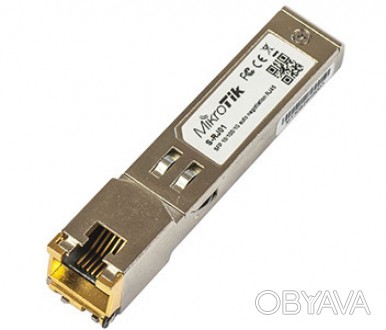 1.25Гб/с SFP модуль с разъемом RJ-45. Cкорость передачи 1 Гб/с, расстояние перед. . фото 1