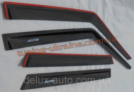 Дефлекторы окон ANV Tuning для Daewoo Nexia 2003-07, изготовлены из высококачест. . фото 4