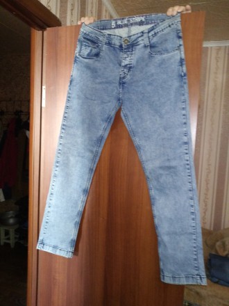 продаю красивые брюки, джинс голубые фирменные, вельвет, как бархат, кремового ц. . фото 3