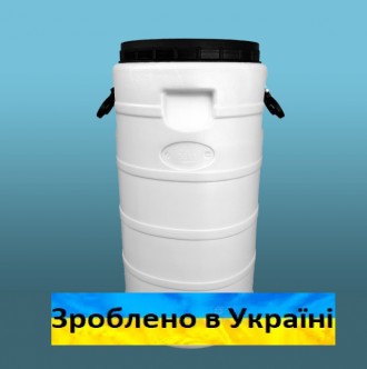 "Бочка 50 литров пластиковая для жидких, твёрдых, сыпучих или вязких пищевых про. . фото 2