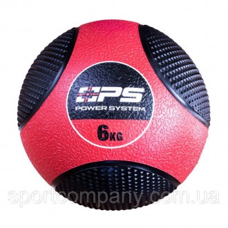 Медбол Power System PS-4136 6 кг- це набивний м'яч, який використовується для сп. . фото 2