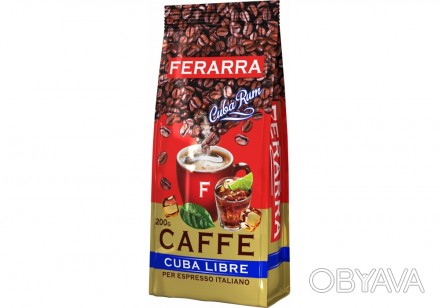 Натуральный кофе, жареный в зернах Ferarra Caffe Cuba Libre — с нотами кубинског. . фото 1