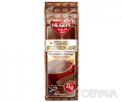 Описание Растворимый капучино Hearts Trink Schokolate 1 кг Отличный выбор для лю. . фото 1