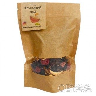 Натуральный чай Травяной Фруктовый в крафт пакете – это очень полезный и вкусный. . фото 1