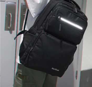 
	Рюкзак Confident AT08-3408A пошит из черной ткани, классической формы.
Размеры. . фото 10