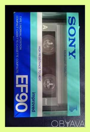 Продам винтажную аудиокассету «SONY EF 90» - одну из самых популярны. . фото 1