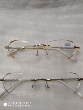 Жіночі окуляри при короткозорості - 2, -3, -3.5, без оправи, мінус, модні окуляр. . фото 4
